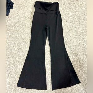 Black Flared Women's leggings